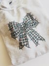 MACKENZIE CHRISTMAS BOW SWEATSHIRT