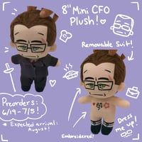 Image 2 of 8” mini CFO Plush