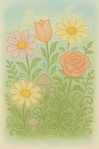 Image 2 of Fairy Garden Ballet Sticker Sheet