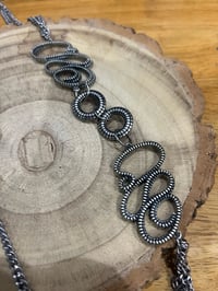 Image 2 of Rustic Silver long necklace 