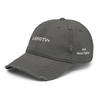 Image 8 of LGTVHD+ Distressed Dad hat