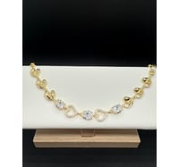 Image 5 of White Heart Bracelet 