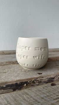 Super mom Super wife Super tired Vanilje•