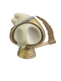 Image 2 of Gold foil white choc bunny reap 