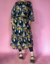 Ready Made Navy Banksia Skirt/Top Set with Free Postage 