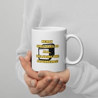Image 5 of Blockhead Holiday White glossy mug