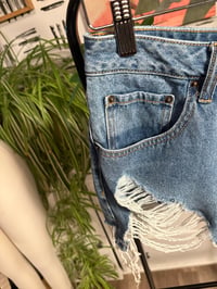 Image 2 of Fashion nova short shorts distressed 