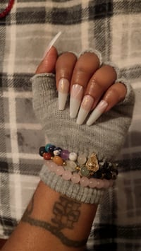 Image 2 of Nails - Long (White)