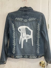 Image 1 of 'Throne' Denim Printed Jacket Oneshot