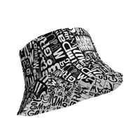 Image 2 of FONT BLOCK - "Go Grampaw Go" - Reversible Bucket Hat 