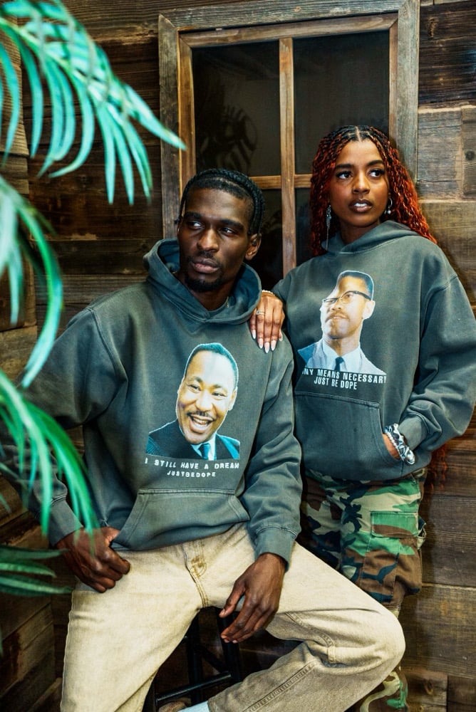 Image of MLK Dream Hoodie Acid Wash