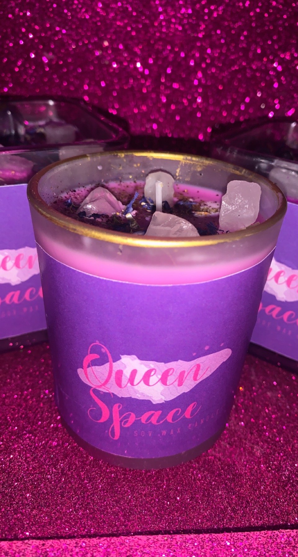 Image of Queen Space👑 soy wax 8oz & 16oz candles (Out of stock)