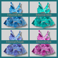 Image 5 of Peachy Bodysuit with skirt - available in different prints