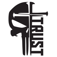 Fait Punisher Vinyl Sticker 6"- 8" 
