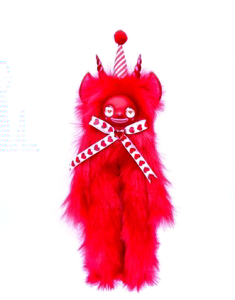 Red Creature with white bow  Image 2