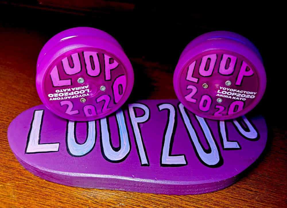 Image of Loop 2020 hand painted set with display 