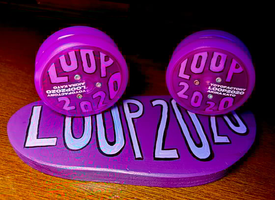 Image of Loop 2020 hand painted set with display 
