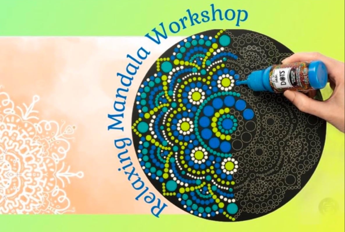 Image of Relaxing Mandala Workshop 2/19 Sayde's Bar and Grill Salem, NH