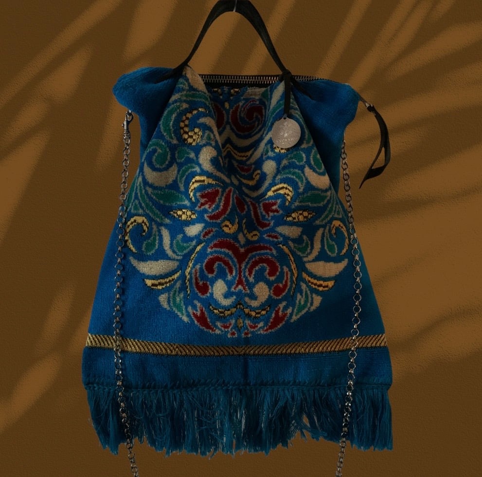 Image of Tiziana blue + shoulder bag