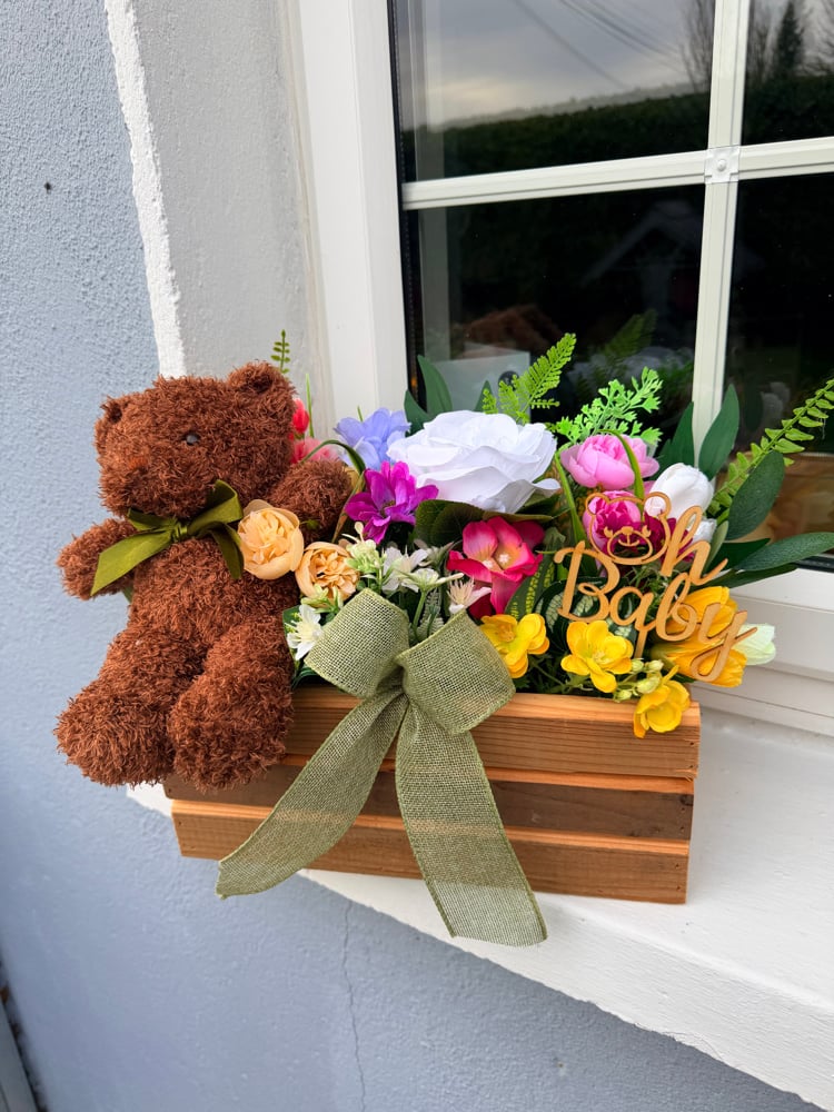 Image of New Baby 30cm Wooden Gift 