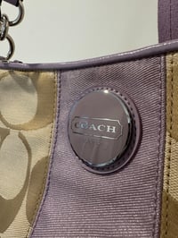 Image 5 of Coach Signature Stripe Demi 2-way Bag