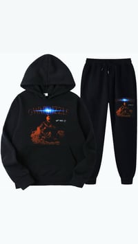 Gwapmizzle Blk Jogger Set (Orange&Blk)
