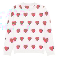 Image 11 of Full of Love Knitted Crew Neck Sweater