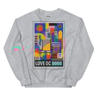 Image 5 of LOVEDCGOGO "ART DECO" Unisex Sweatshirt (see color options)