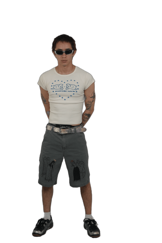 forbidden lovers 1/1 carhartt shorts