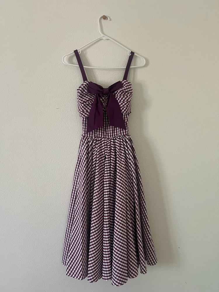 Image of Purple bow dress 