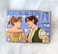 Image 2 of Anastasia postcard pins 