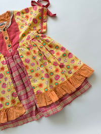 Image 5 of Vintage floral Portofino summer dress size 12 Months 