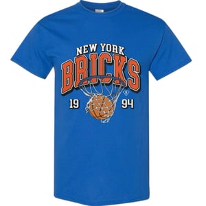 Image of New York Bricks Blue Tee