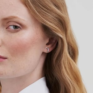 Image of Fable Enamel Nightshade Stud Earrings