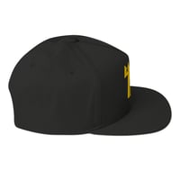 Image 3 of All Black Cap Classic Yellow Dog