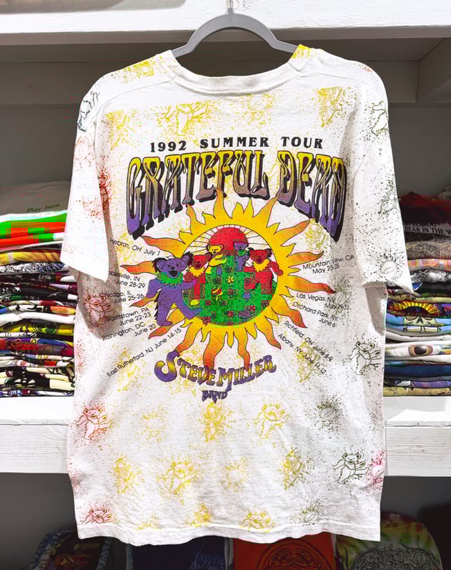 Grateful Dead 1992 Summer Tour Lot T-Shirt - Fits L