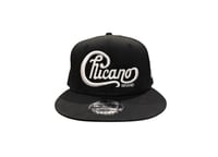 Cursive Script Black New Era Snapback 