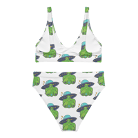 Image 2 of Alien Boobies Recycled high-waisted bikini