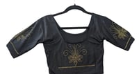 Image 2 of Sitara Black-Premium Quality Stonework Stretchable Blouse 