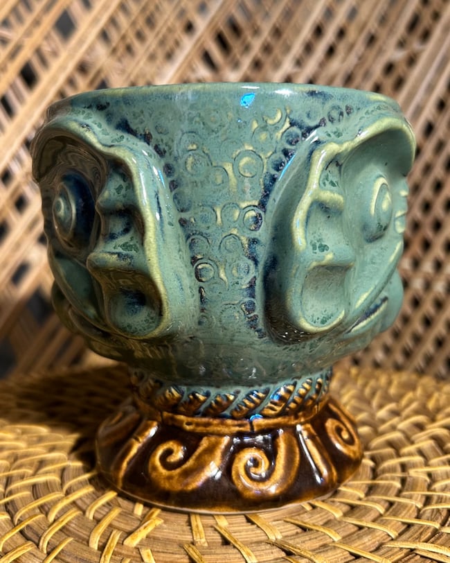 “Punga’s Creature” Emerald & Brown Glaze - Free Shipping