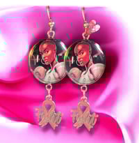 Image 1 of Breast Cancer Awareness Earrings