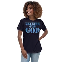 Image 1 of Soldier For God ICE Women's Relaxed T-Shirt