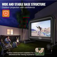Image 11 of VEVOR | Projector Screen Projection Screen with Blower & Carrying Bag