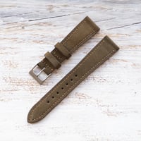 Image 2 of 20mm Hunter Green Suede Strap