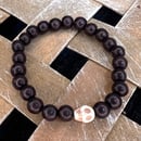 Image 2 of Dark Hickory Skullie Bracelet