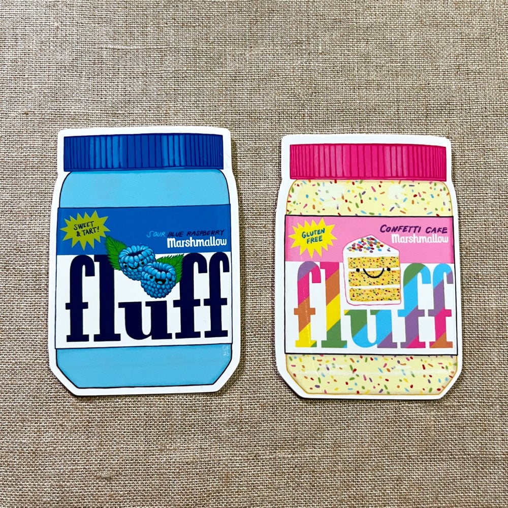 Image of 2025 fluff stickers