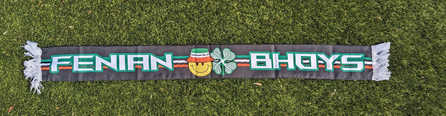 Image of Fenian Bhoys silk style scarf