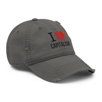 Image 16 of I love capitalism Embroidery Distressed Dad Hat