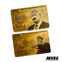 $5 Million Gold Card - Card Stickers 