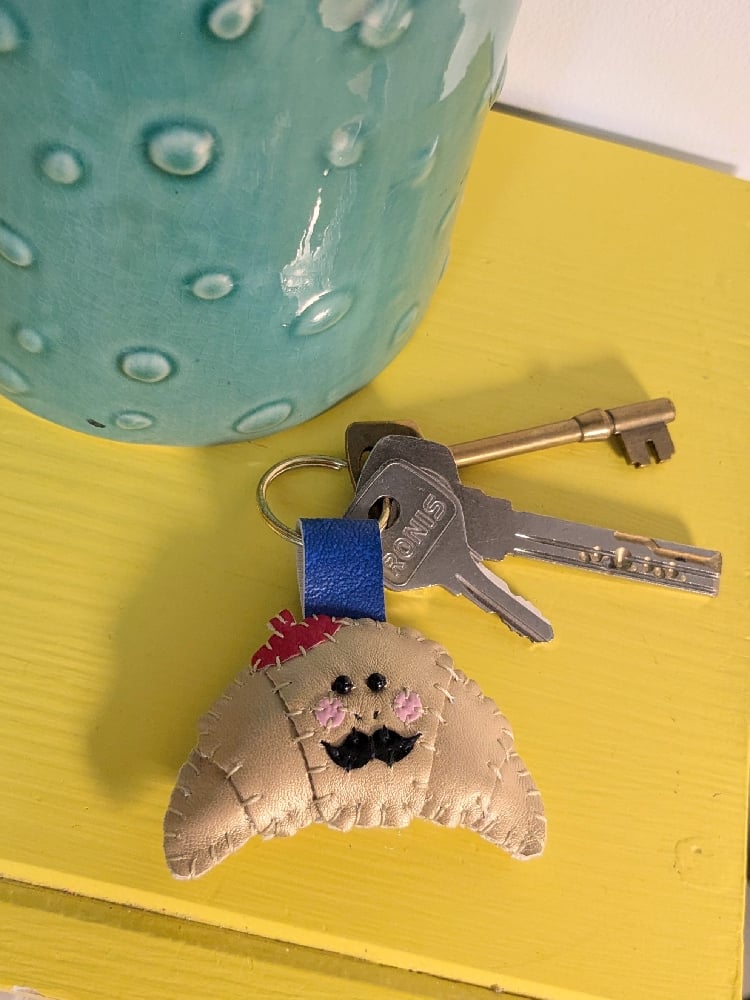 Image of French Croissant Keyring